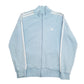 Womens Blue Adidas Track Top Full Zip Jumper