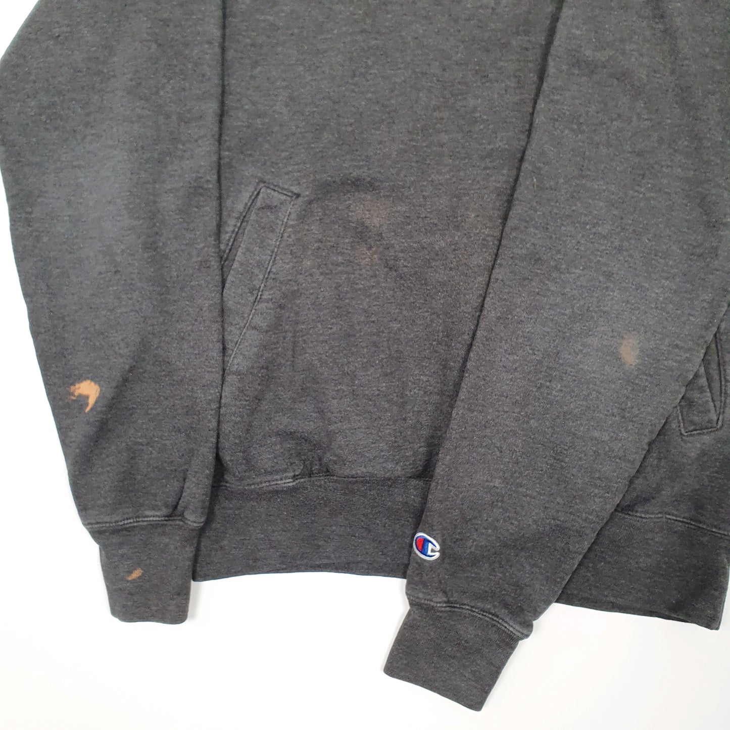 Mens Grey Champion USA College San Jose Quarter Zip Jumper