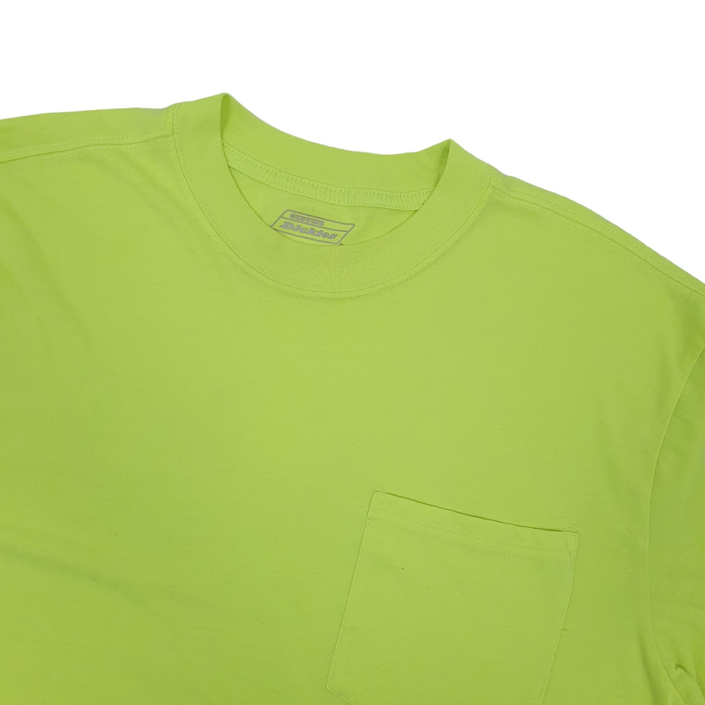 Dickies Hi Vis Safety Short Sleeve T Shirt Green