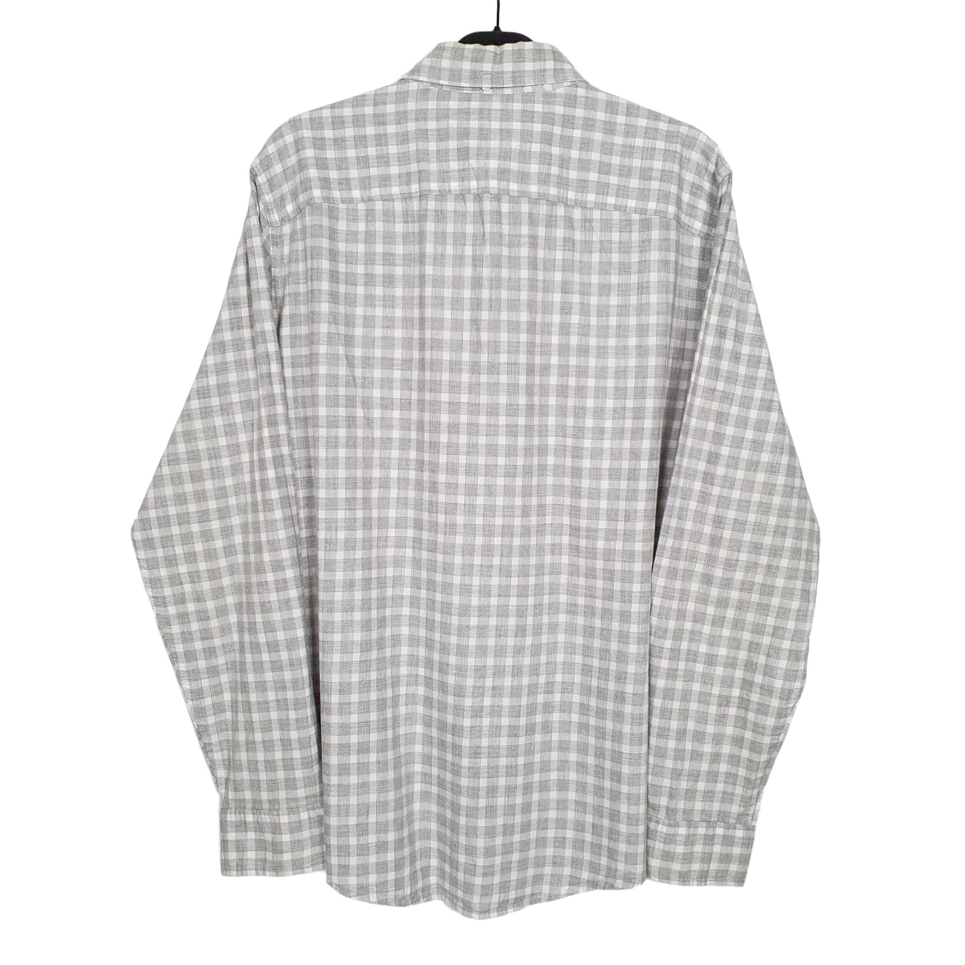 Tommy Hilfiger Long Sleeve Slim Fit Check Shirt Grey