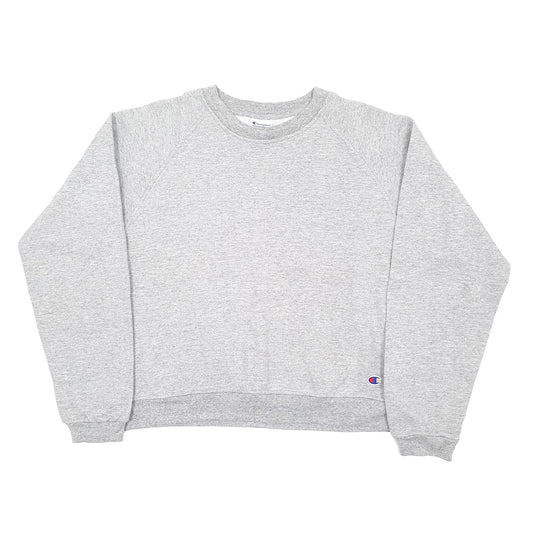 Mens Grey Champion  Crewneck Jumper