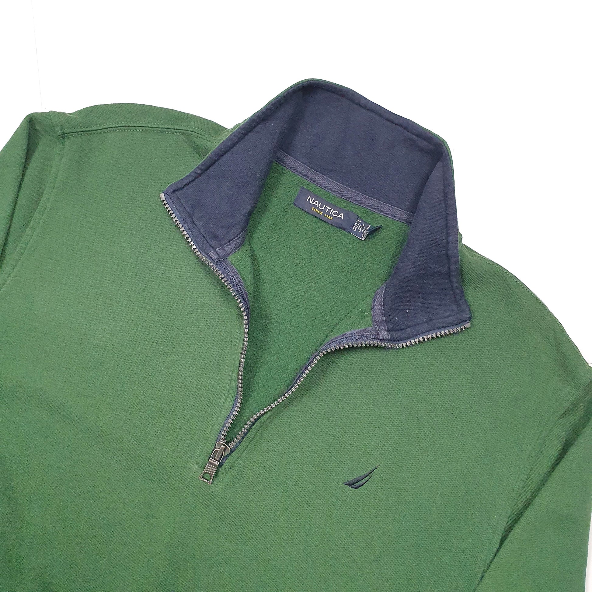 Nautica Quarter Zip M Green