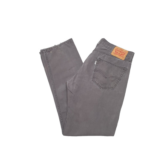 Levis 505 Regular Fit Jeans W33 L31 Grey