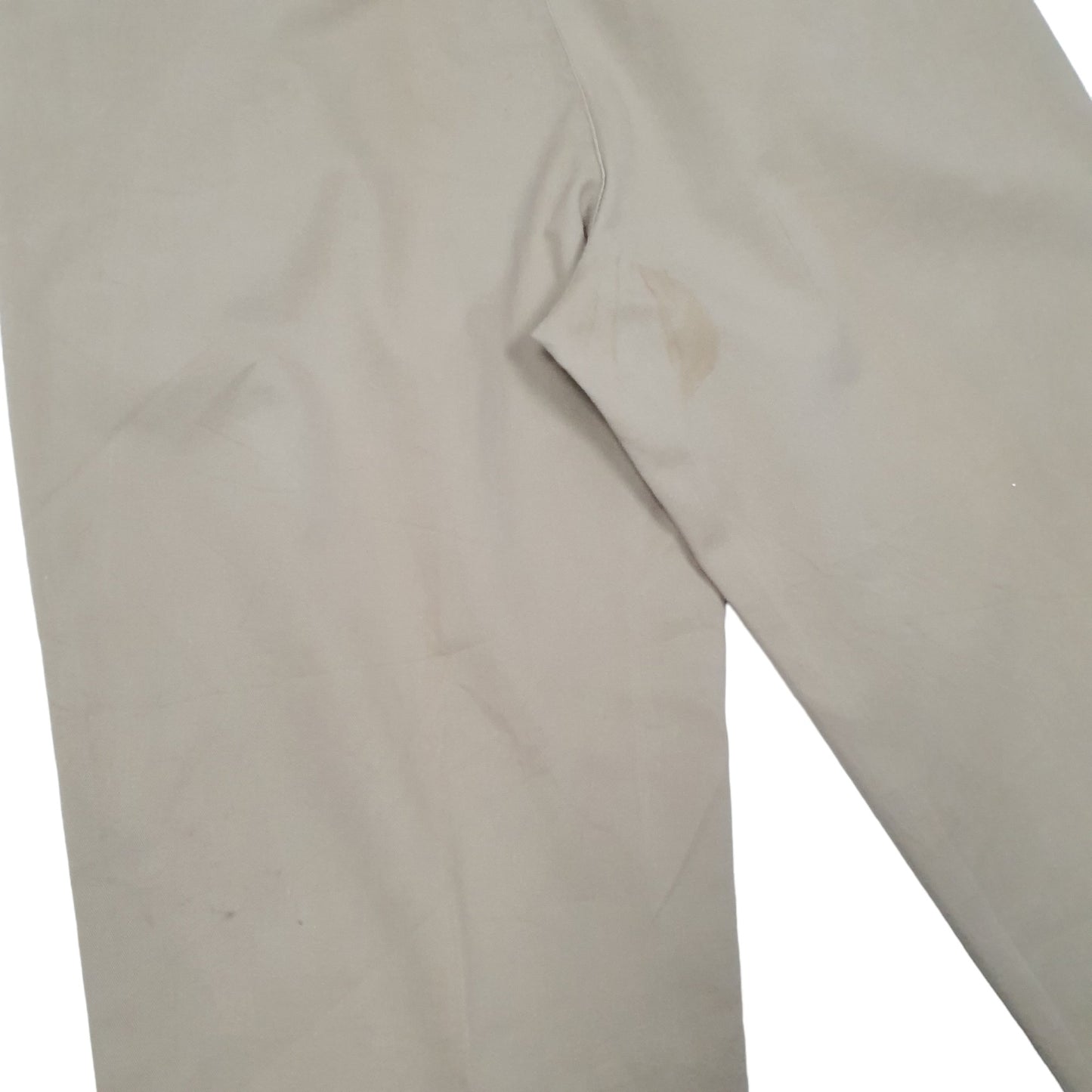 Mens Beige Polo Ralph Lauren Double Pleated Chino Trousers