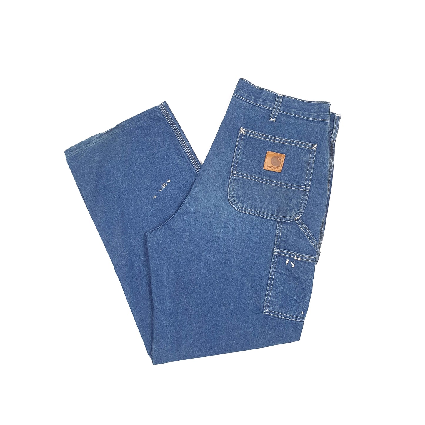 Carhartt Casual Loose Fit Carpenter Jeans W36 L31 Blue