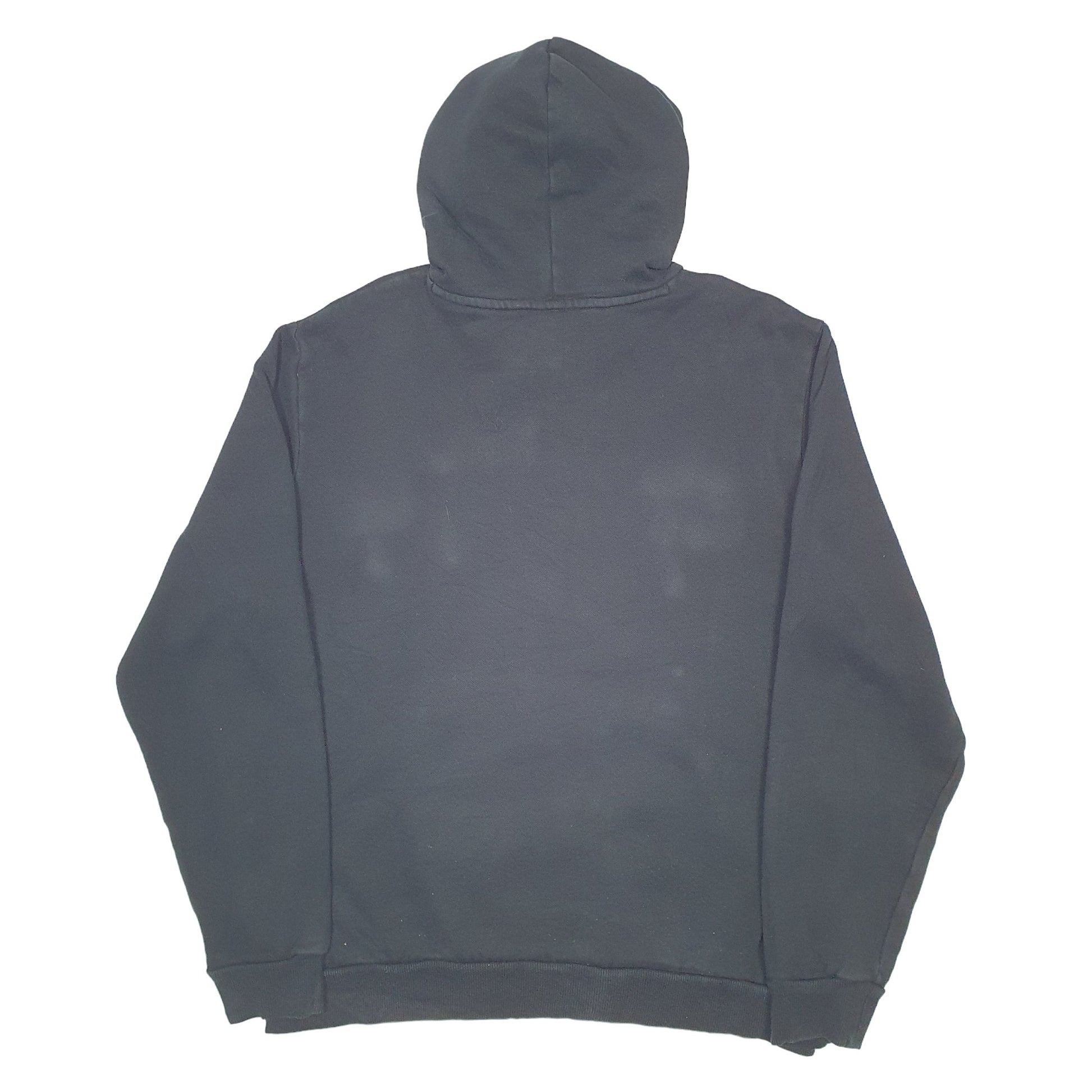 Mens Black Puma Spellout Hoodie Jumper