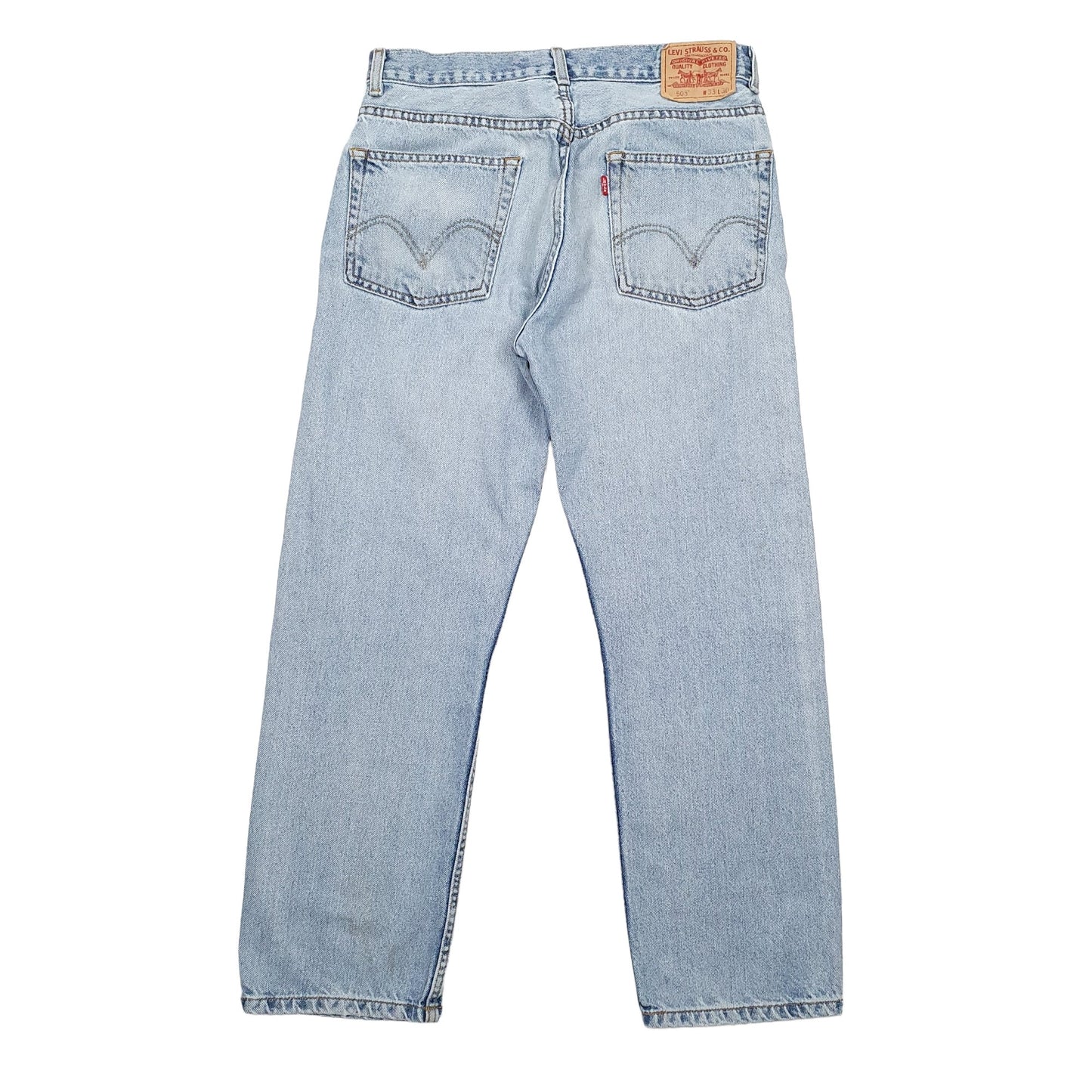 Levis 505 Regular Fit Jeans W33 L30 Blue