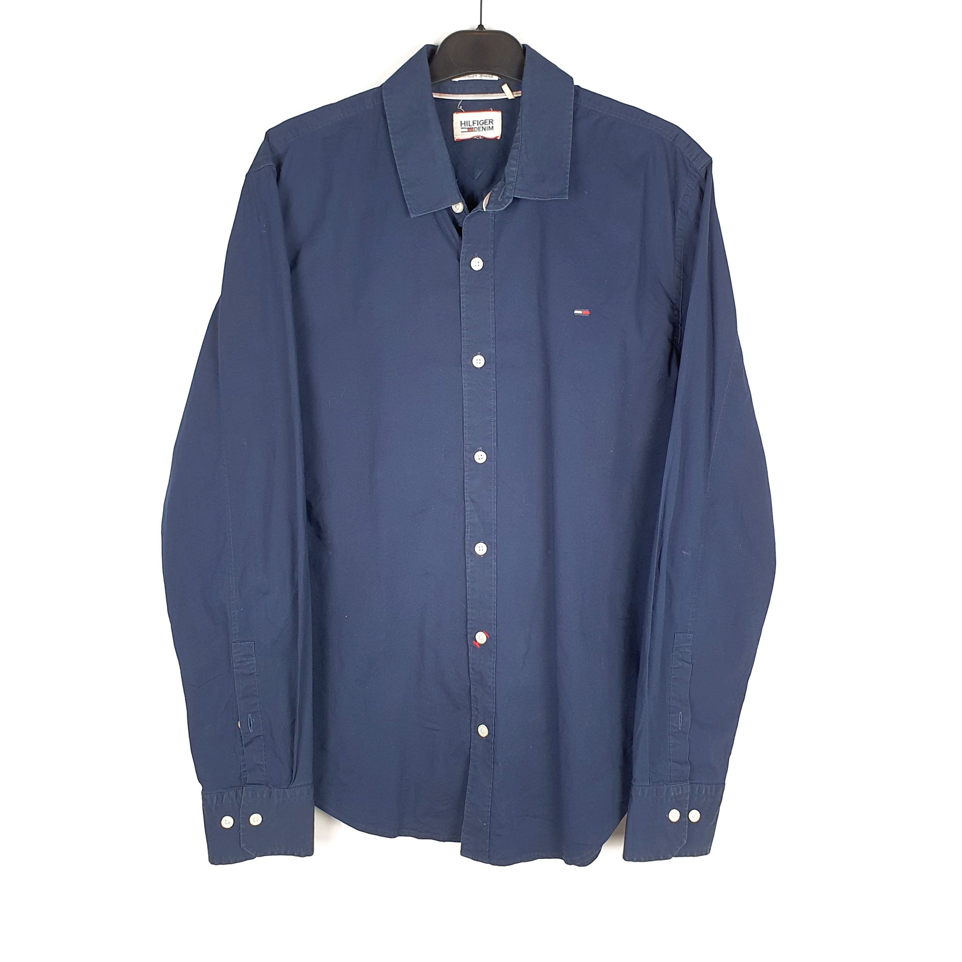 Navy Tommy Hilfiger Long Sleeve Shirt