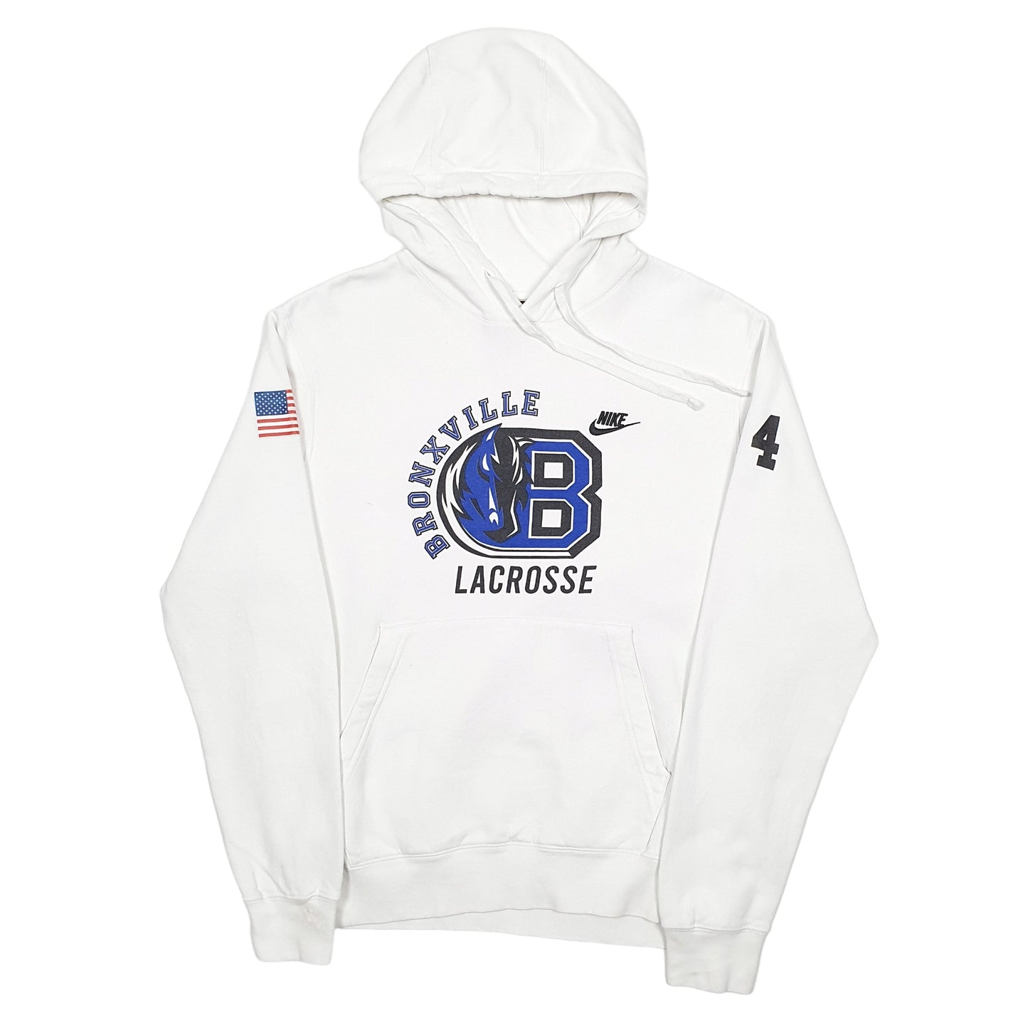 Mens White Nike  Hoodie Jumper