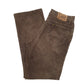 Mens Brown Lee Western Corduroy Trousers