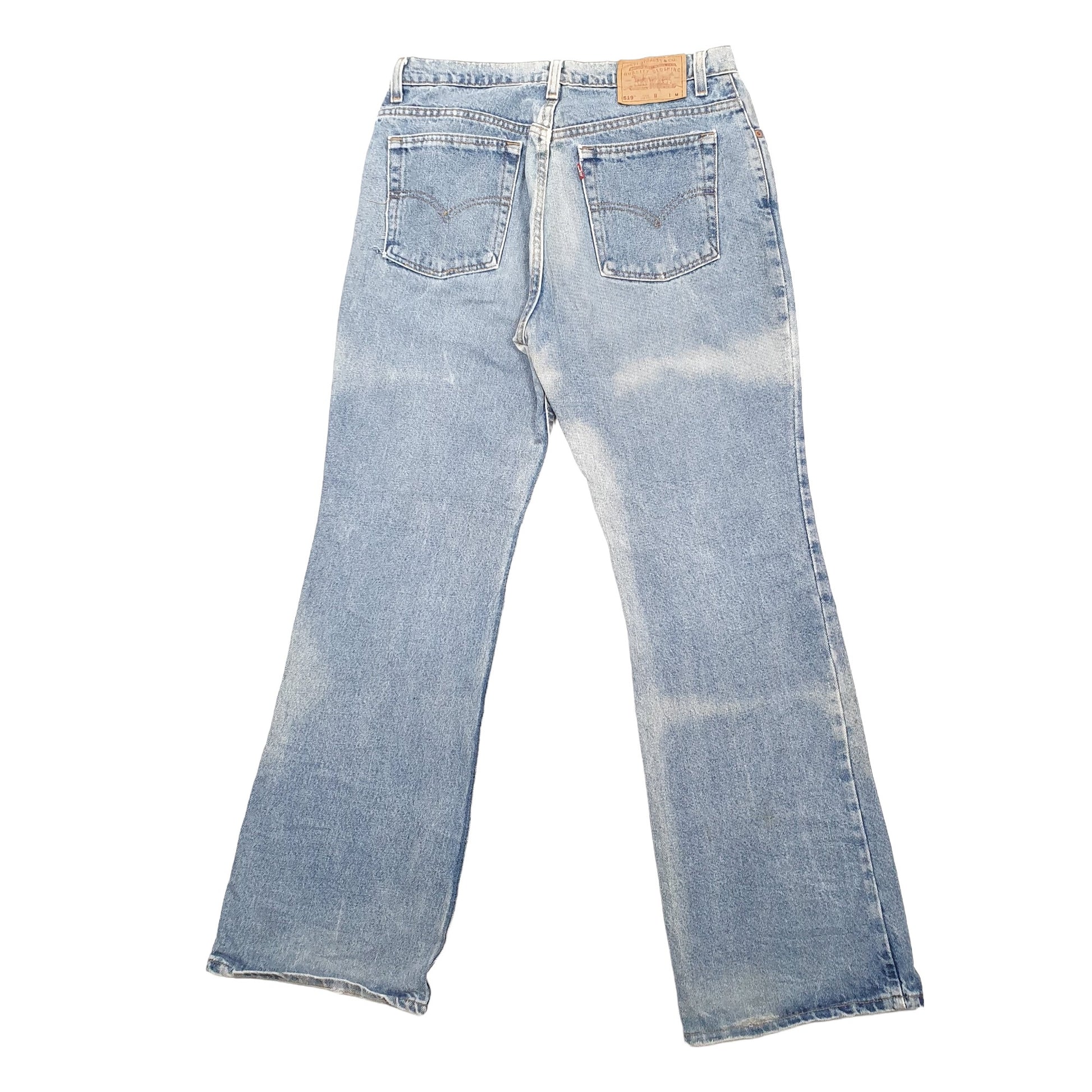 Levis Loose Flared Fit Jeans UK14 Blue