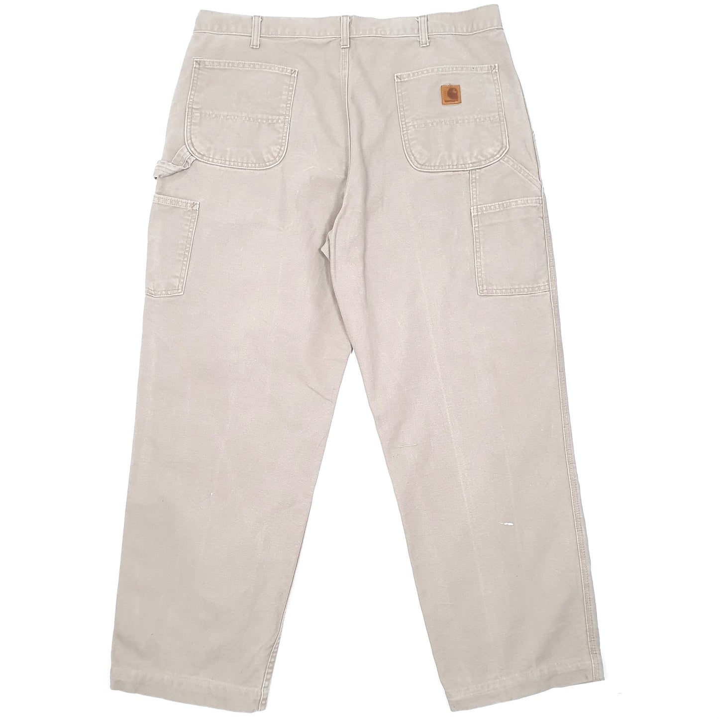 Mens Beige Carhartt  Carpenter Trousers