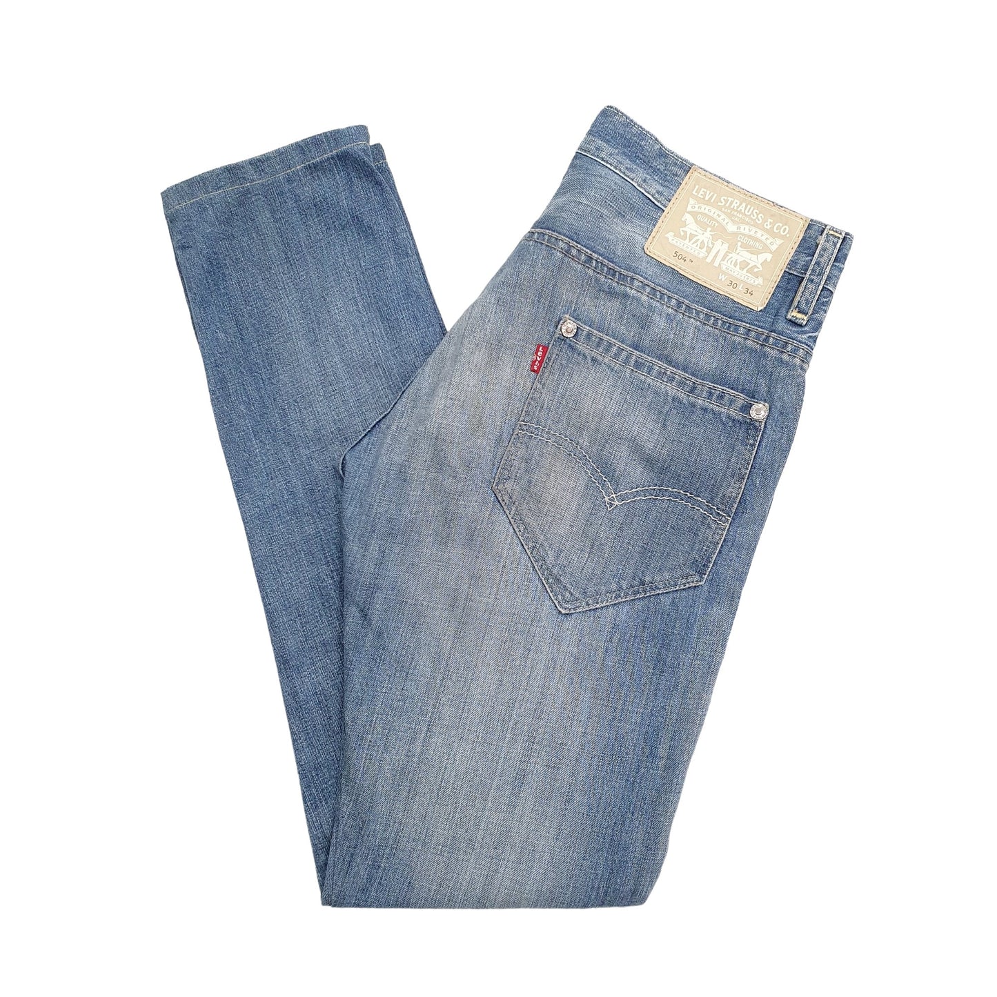 Mens Blue Levis  504 JeansW30 L32