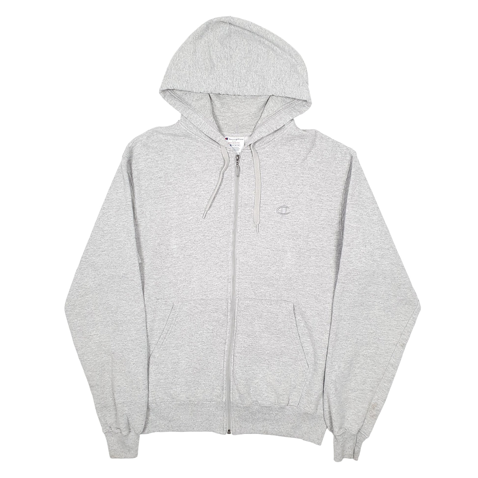Mens Grey Champion  Full Zip Jumper