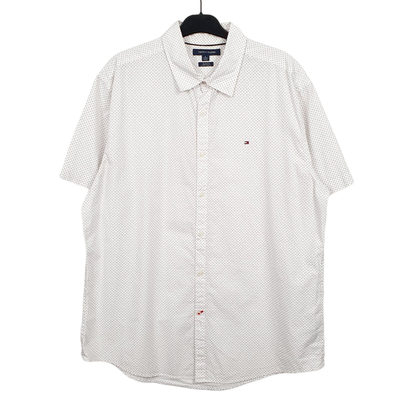 White Tommy Hilfiger Short Sleeve Shirt