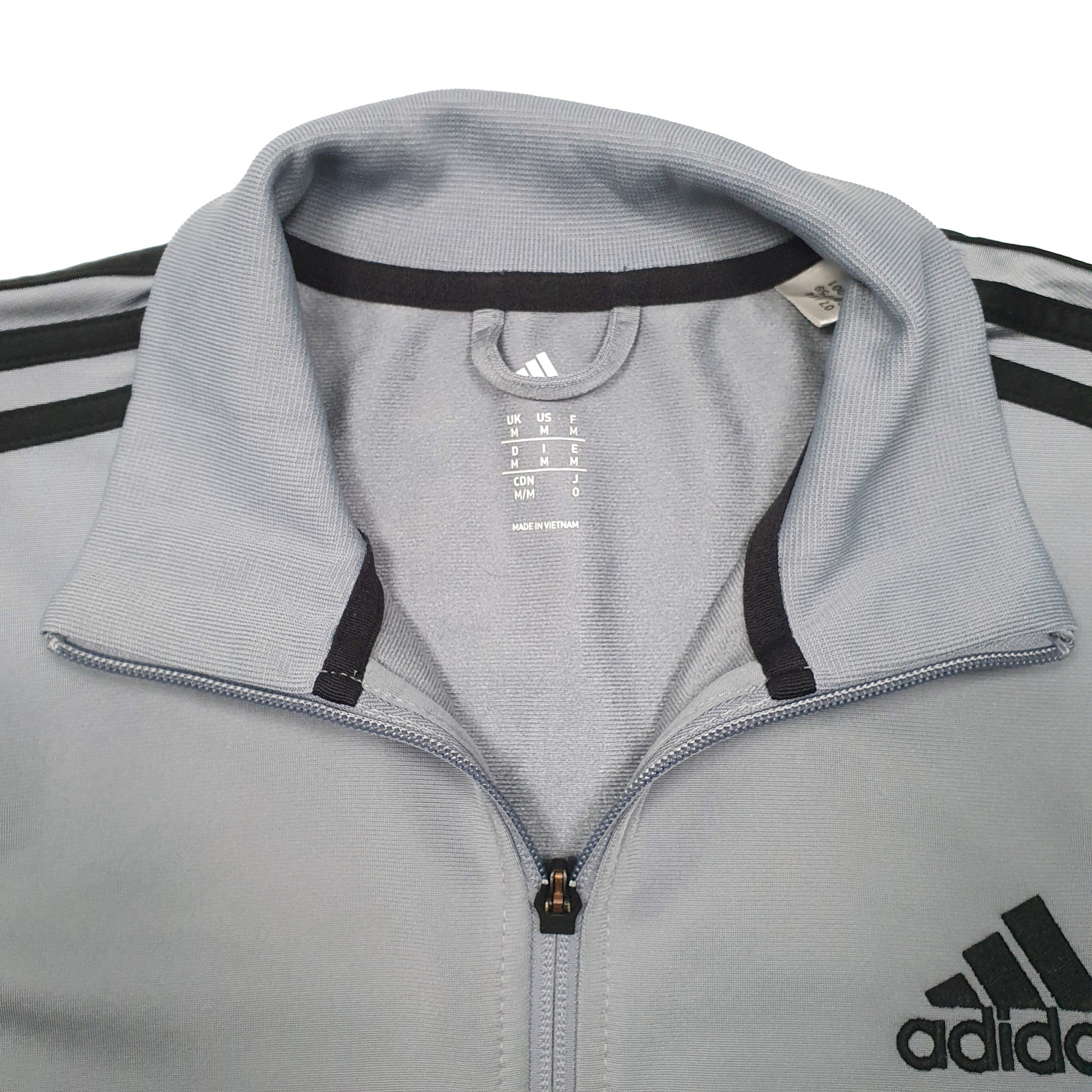 Mens Grey Adidas Active Gym Full Zip Jumper