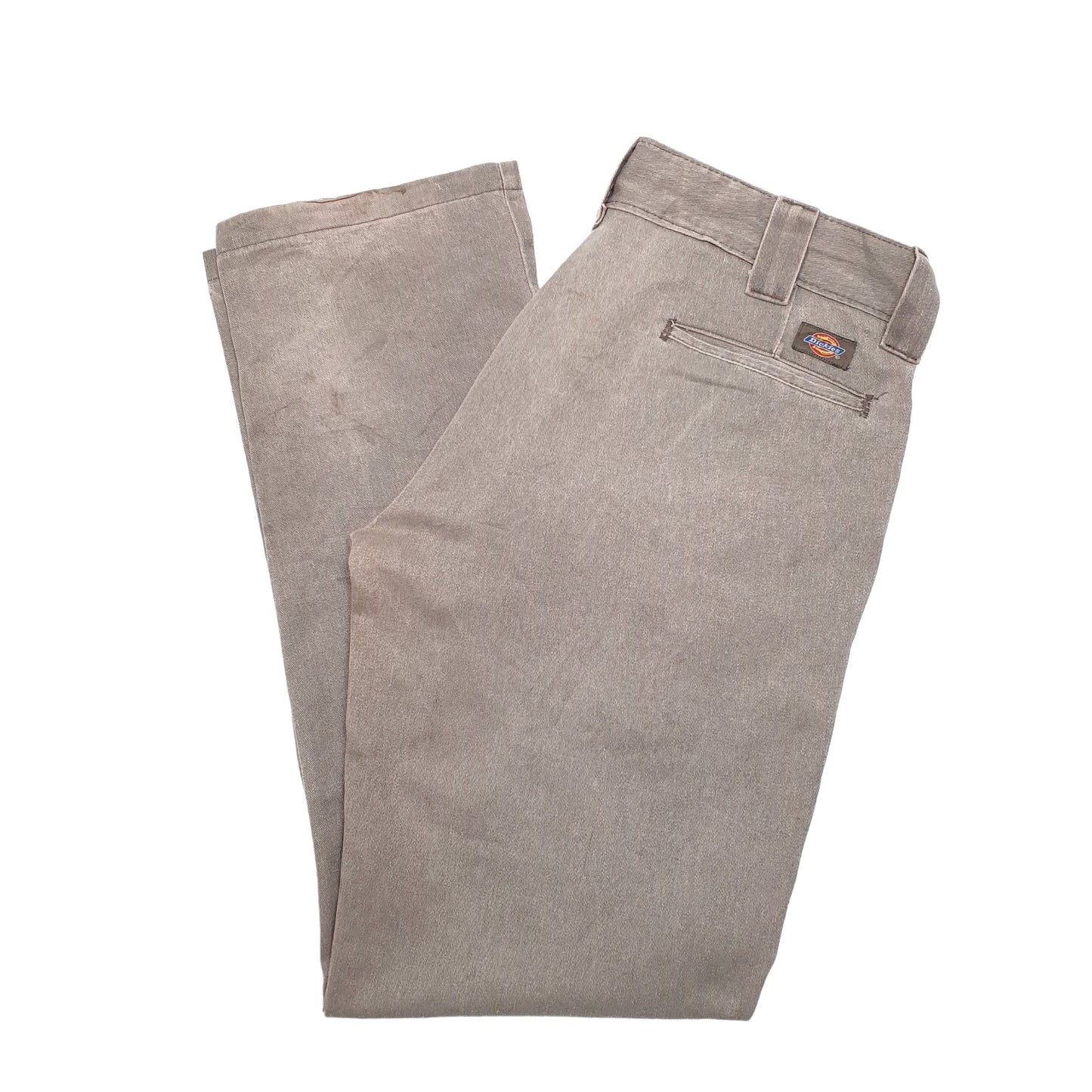 Mens Grey Dickies  Chino Trousers