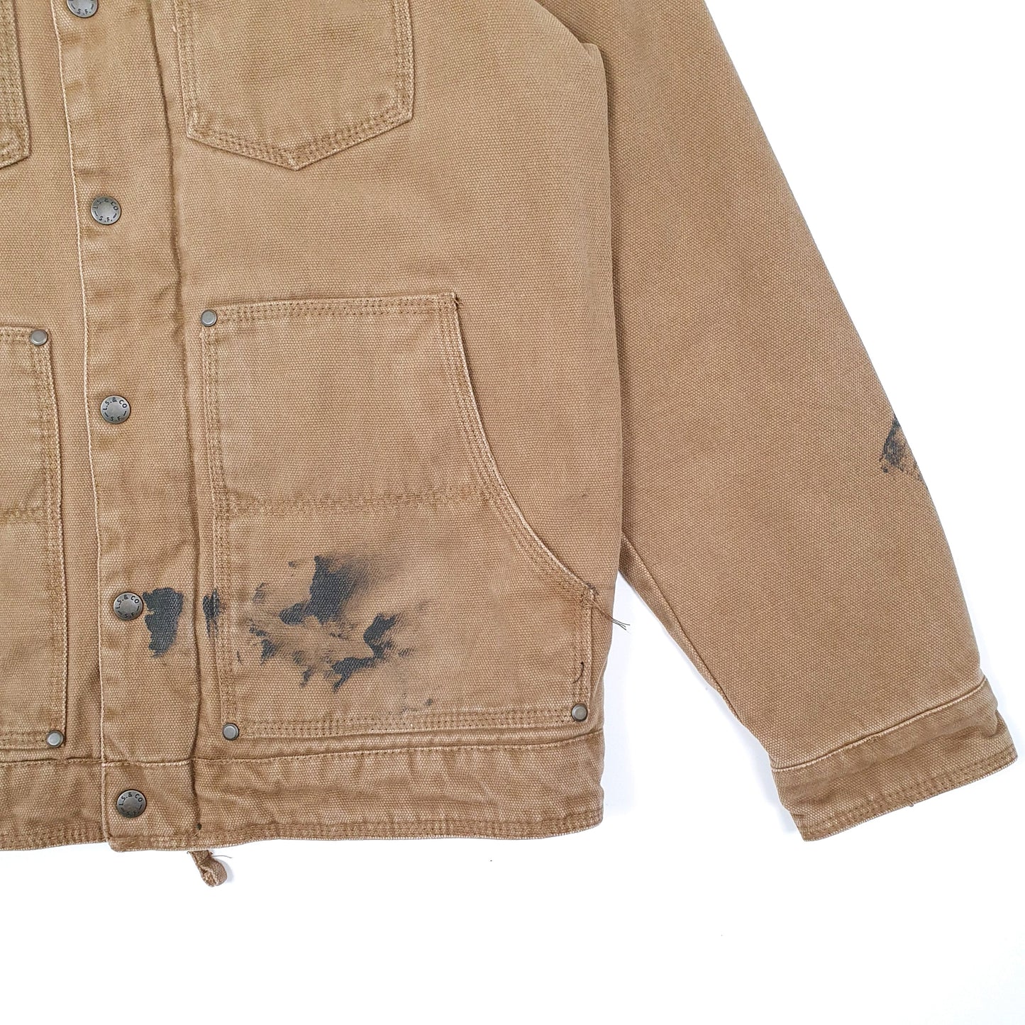 Mens Duck Levis Workwear Hoodie Chore Coat Coat