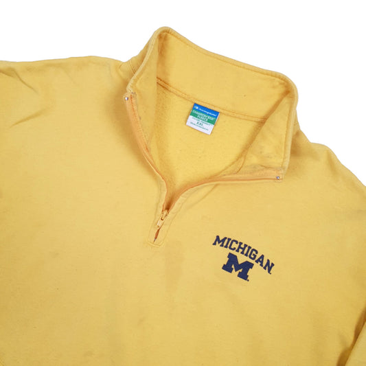 Champion Quarter Zip XXL Yellow