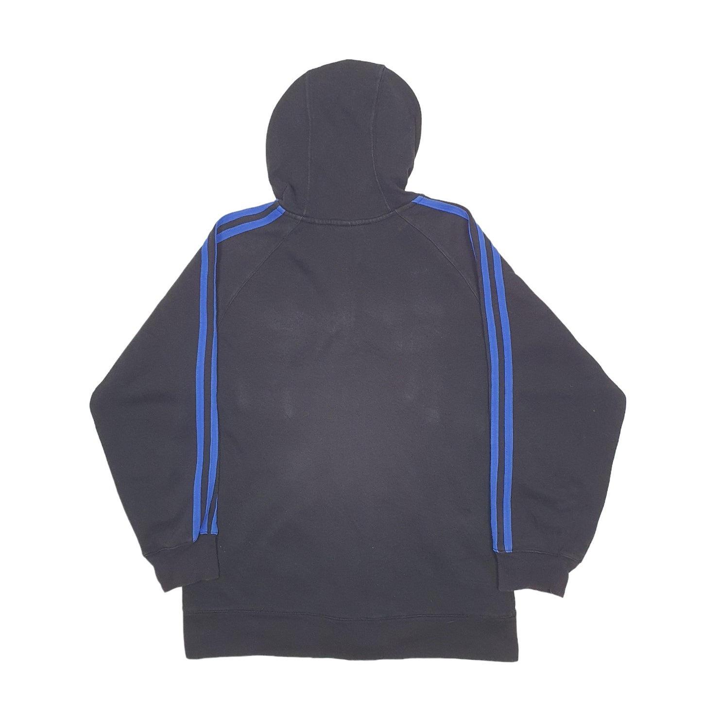 Mens Black Adidas Spellout Full Zip Jumper