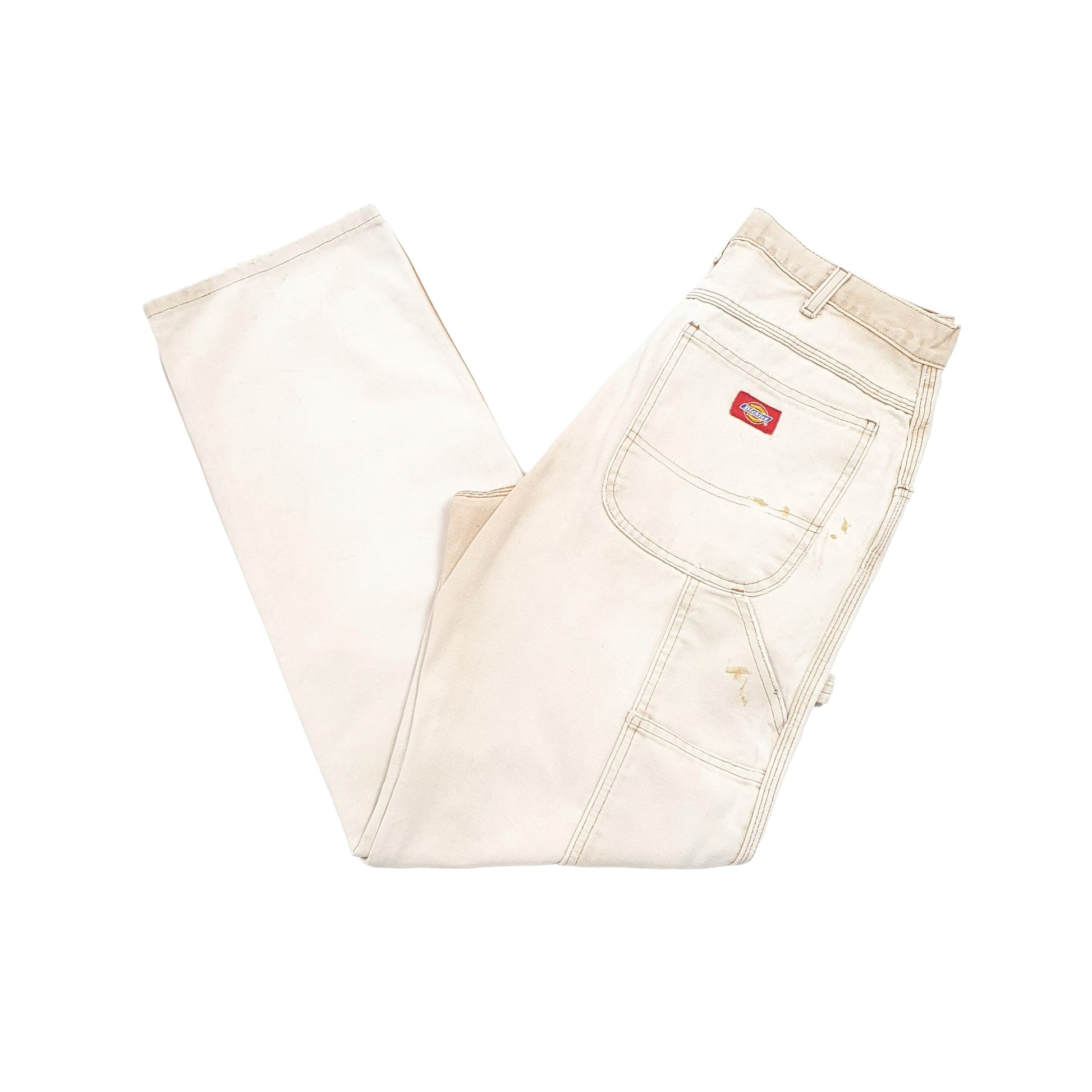 Mens Dickies Beige Carpenter Trousers W32 L31 Beige