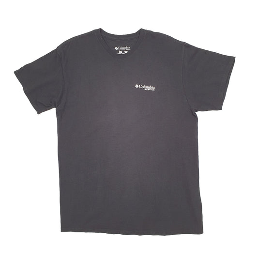 Mens Black Columbia Sportswear  Short Sleeve T Shirt