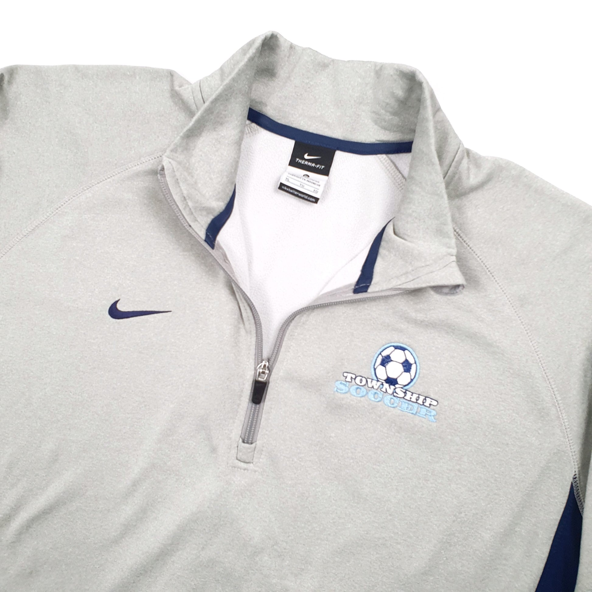 Nike Therma Fit Quarter Zip L Grey