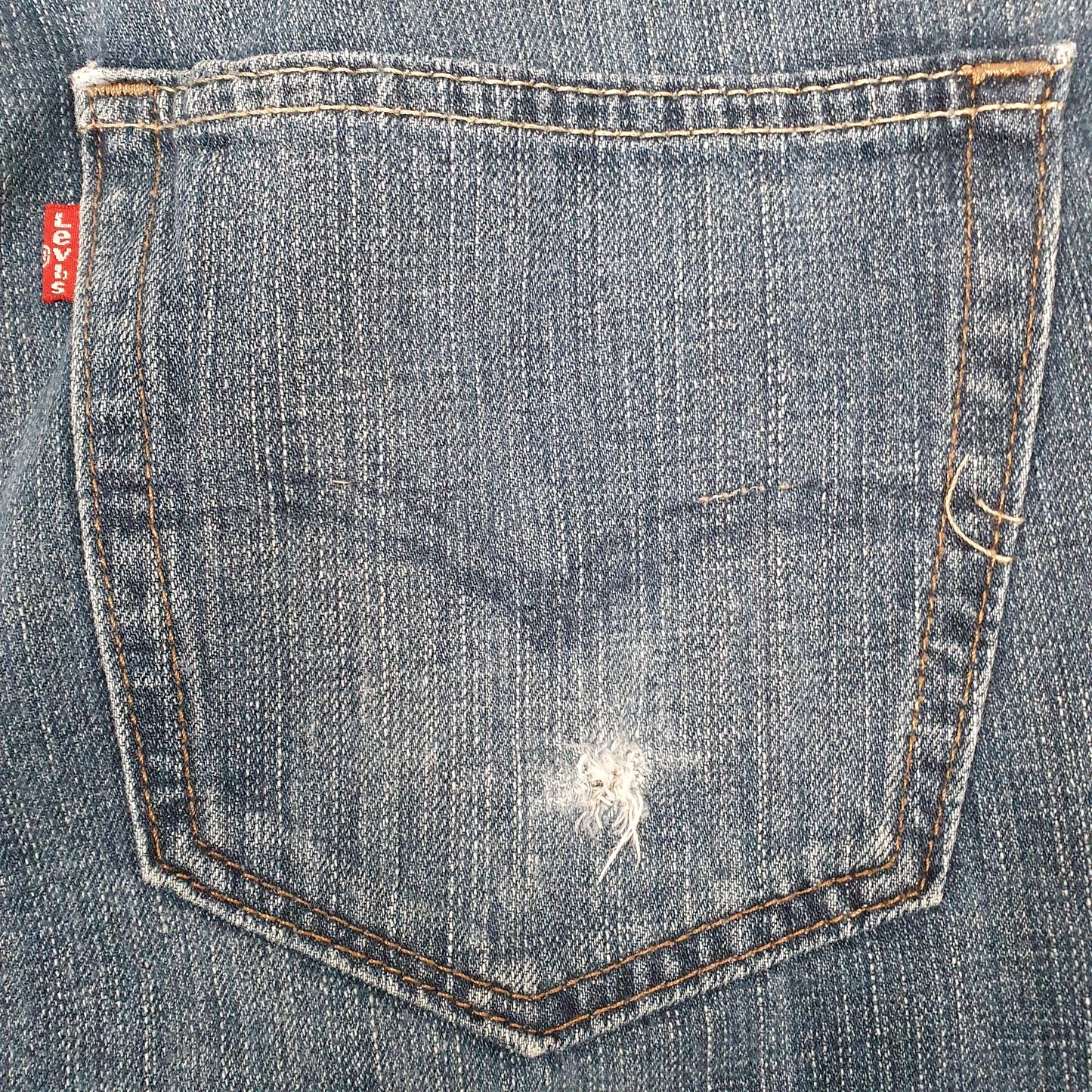 Levis 527 Bootcut Fit Jeans W32 L31 Blue
