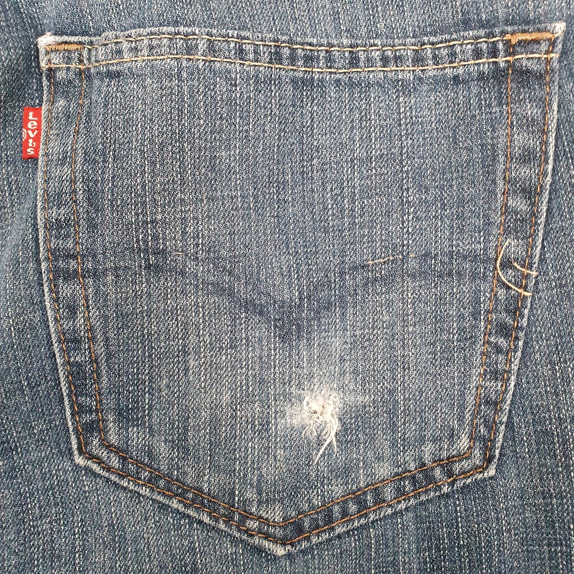Levis 527 Bootcut Fit Jeans W32 L31 Blue