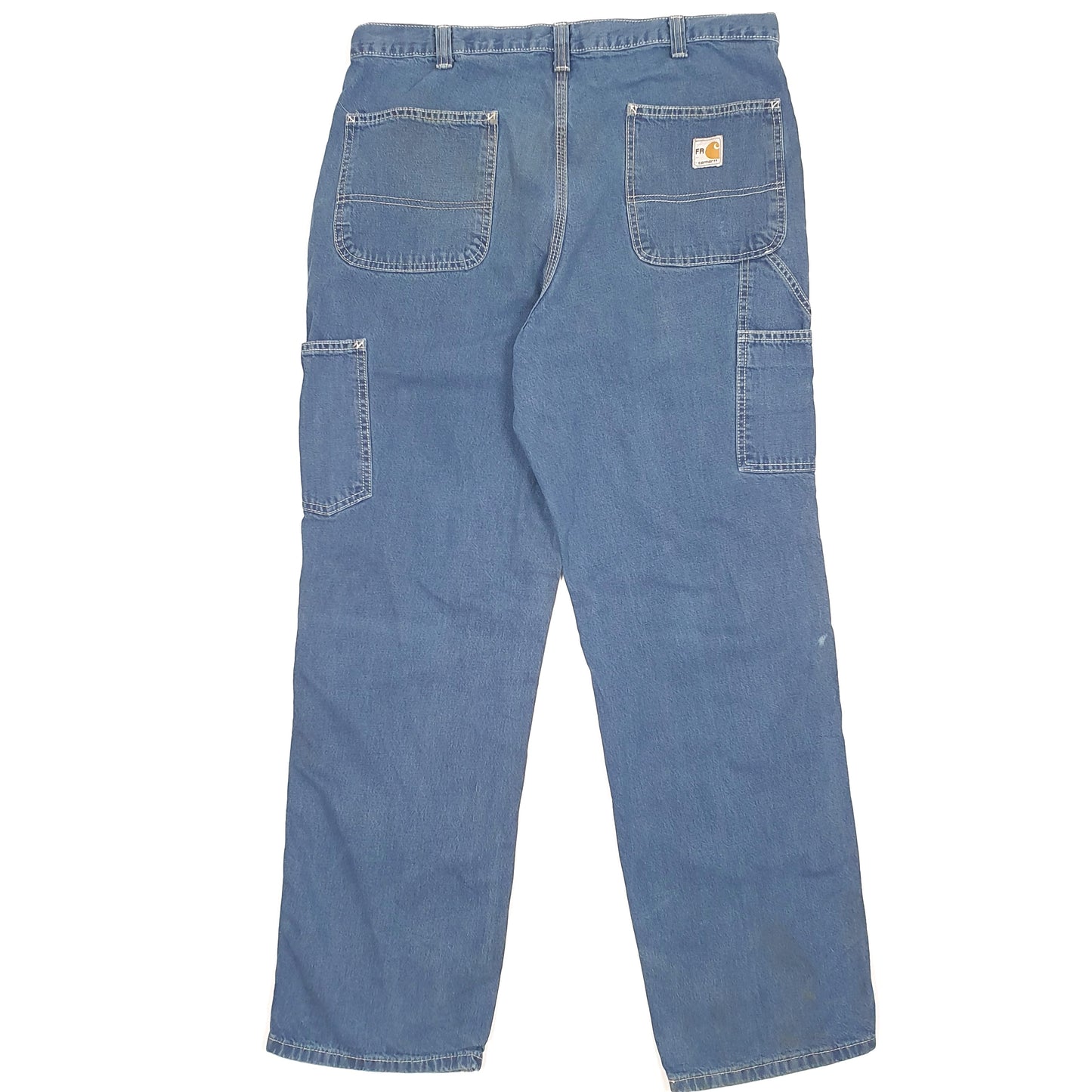 Carhartt Casual Loose Fit Carpenter Jeans W36 L32 Blue