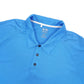 Adidas Golf Climacool Short Sleeve Polyester Polo Shirt Blue