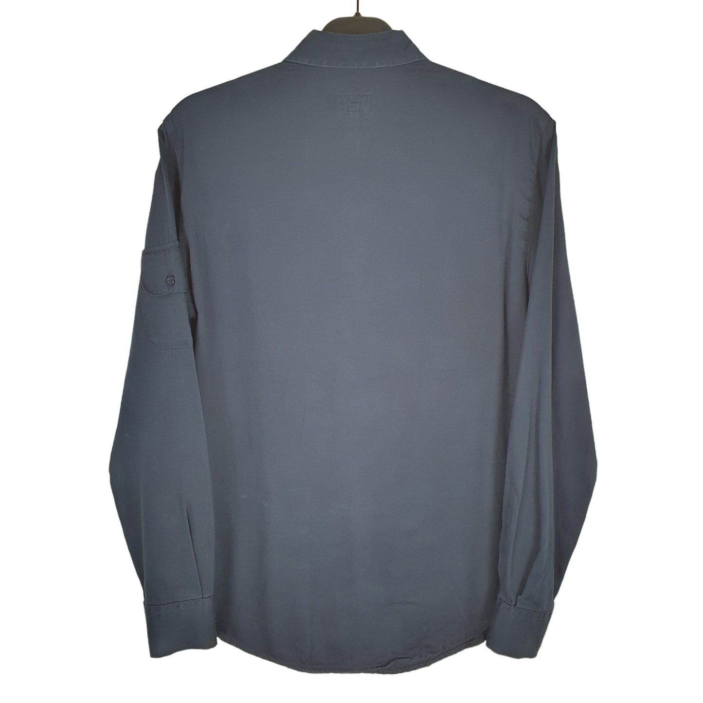 Armani Long Sleeve Regular Fit Shirt Blue