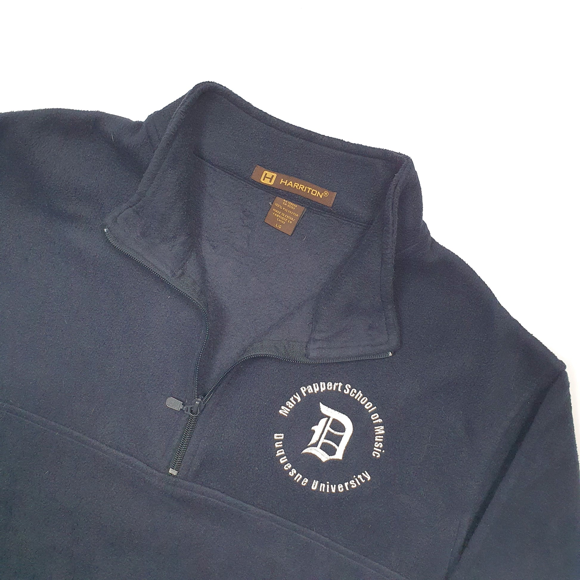 Harriton Quarter Zip Fleece XL Navy