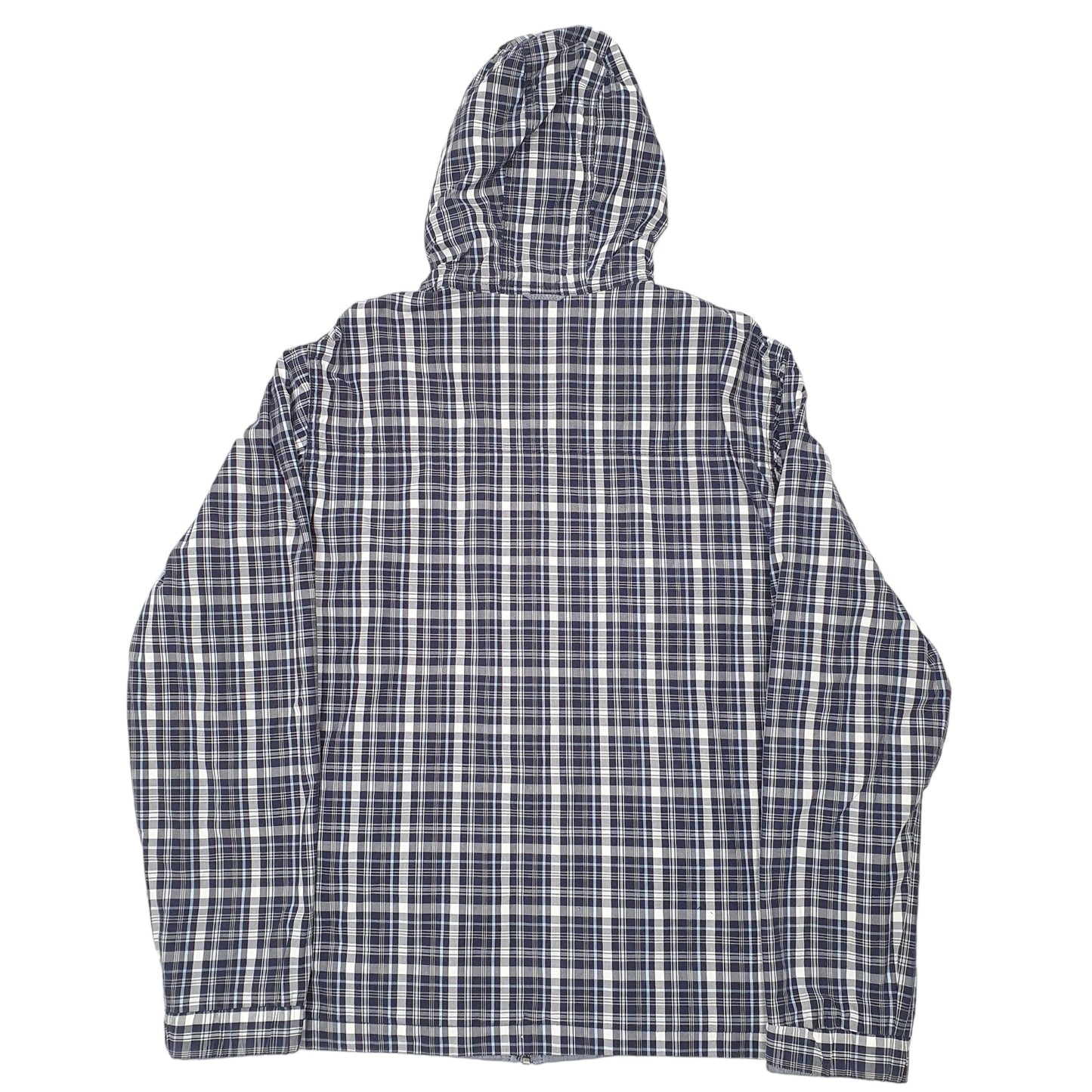 Mens Blue Tommy Hilfiger Reversable Hooded Full Zip Coat