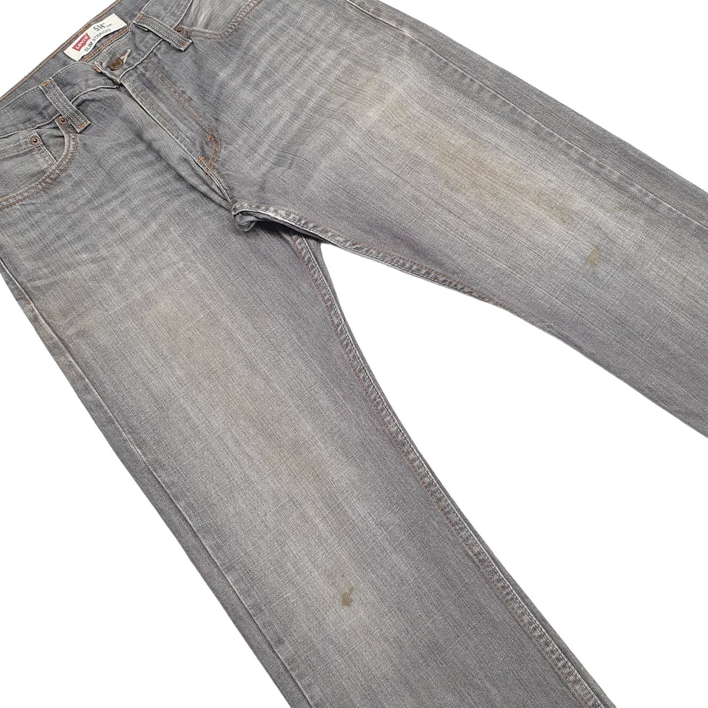 Mens Grey Levis  514 JeansW32 L30