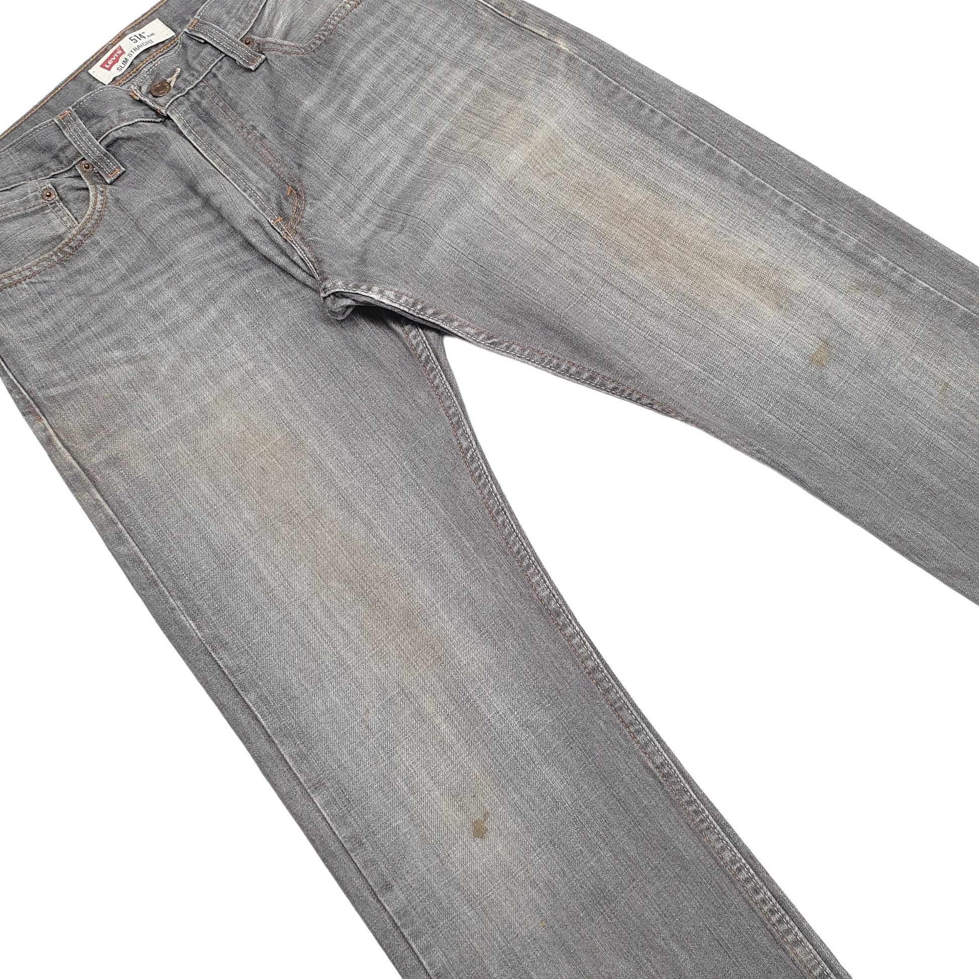 Mens Grey Levis  514 JeansW32 L30
