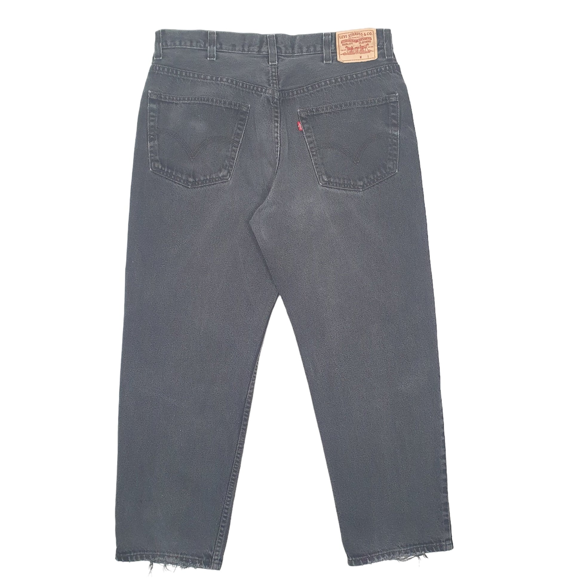 Mens Black Levis  550 JeansW38 L30