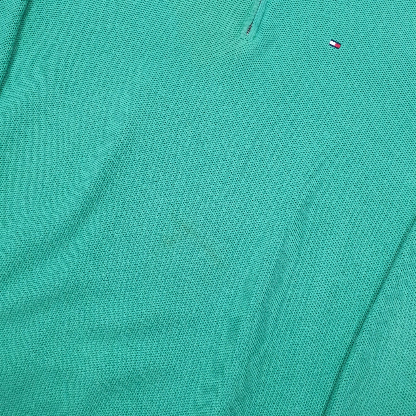 Tommy Hilfiger Quarter Zip XL Green