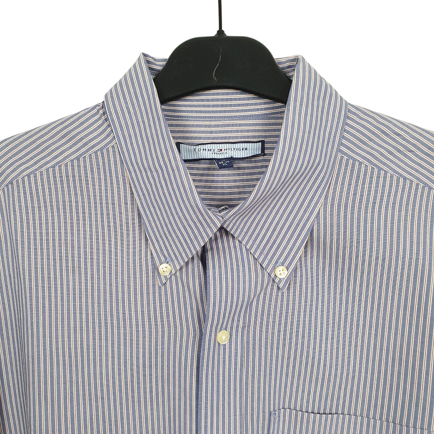 Tommy Hilfiger Long Sleeve Regular Fit Pinstripe Shirt