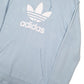 Mens Blue Adidas Spellout Hoodie Jumper