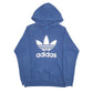 Mens Blue Adidas  Hoodie Jumper