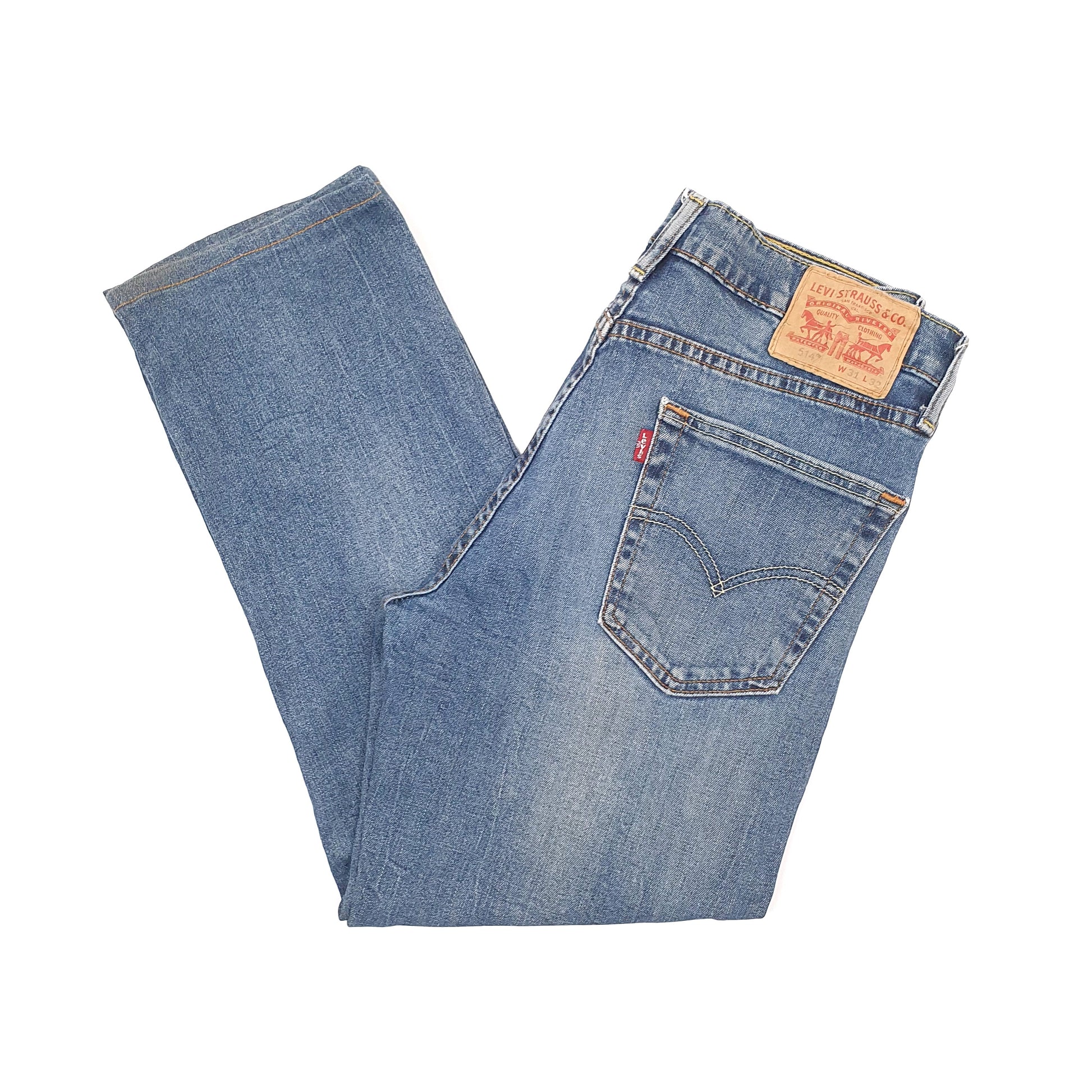 Levis 514 Straight Fit Jeans W31 L25 Blue