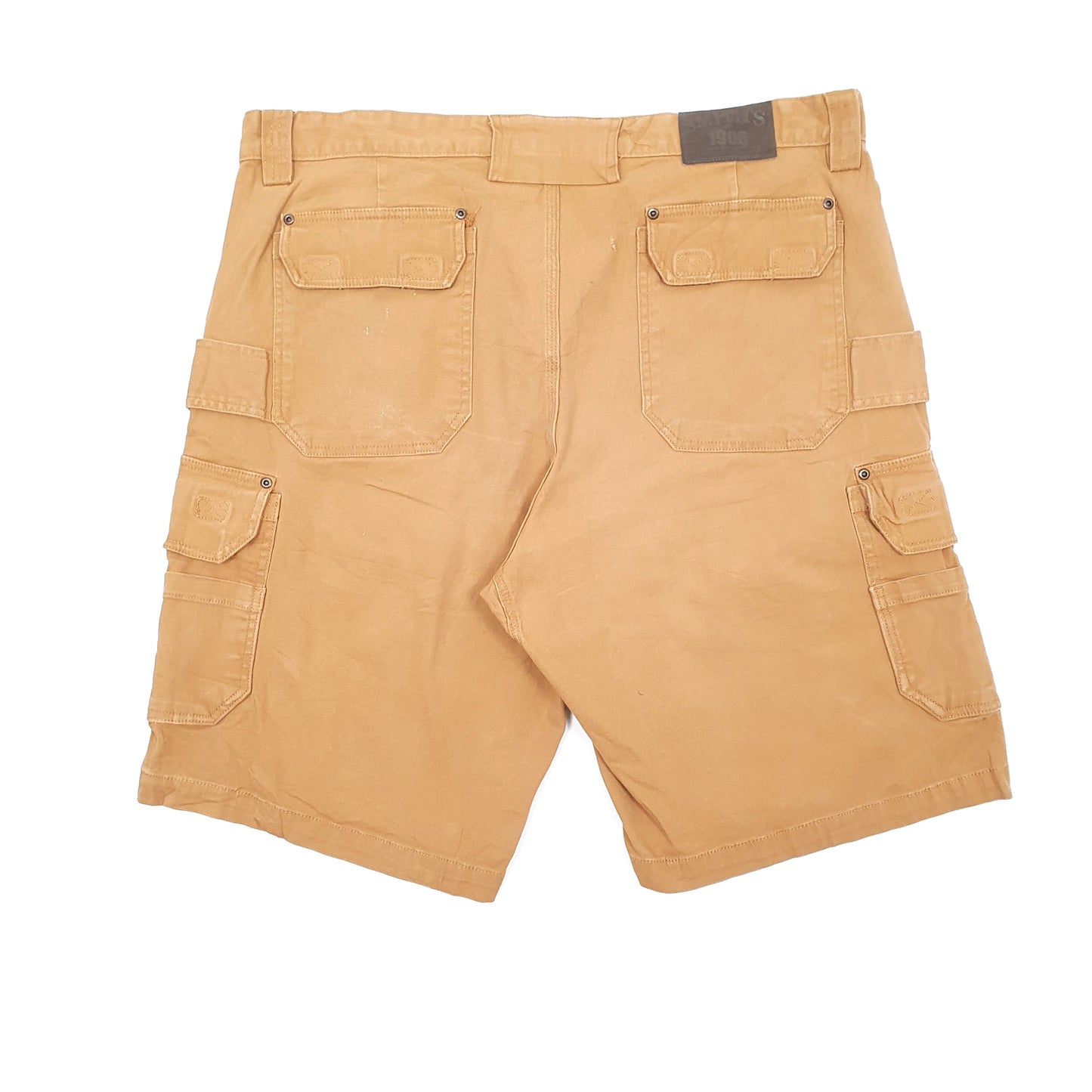 Smiths Workwear Brown Cargo Workwear Shorts W40