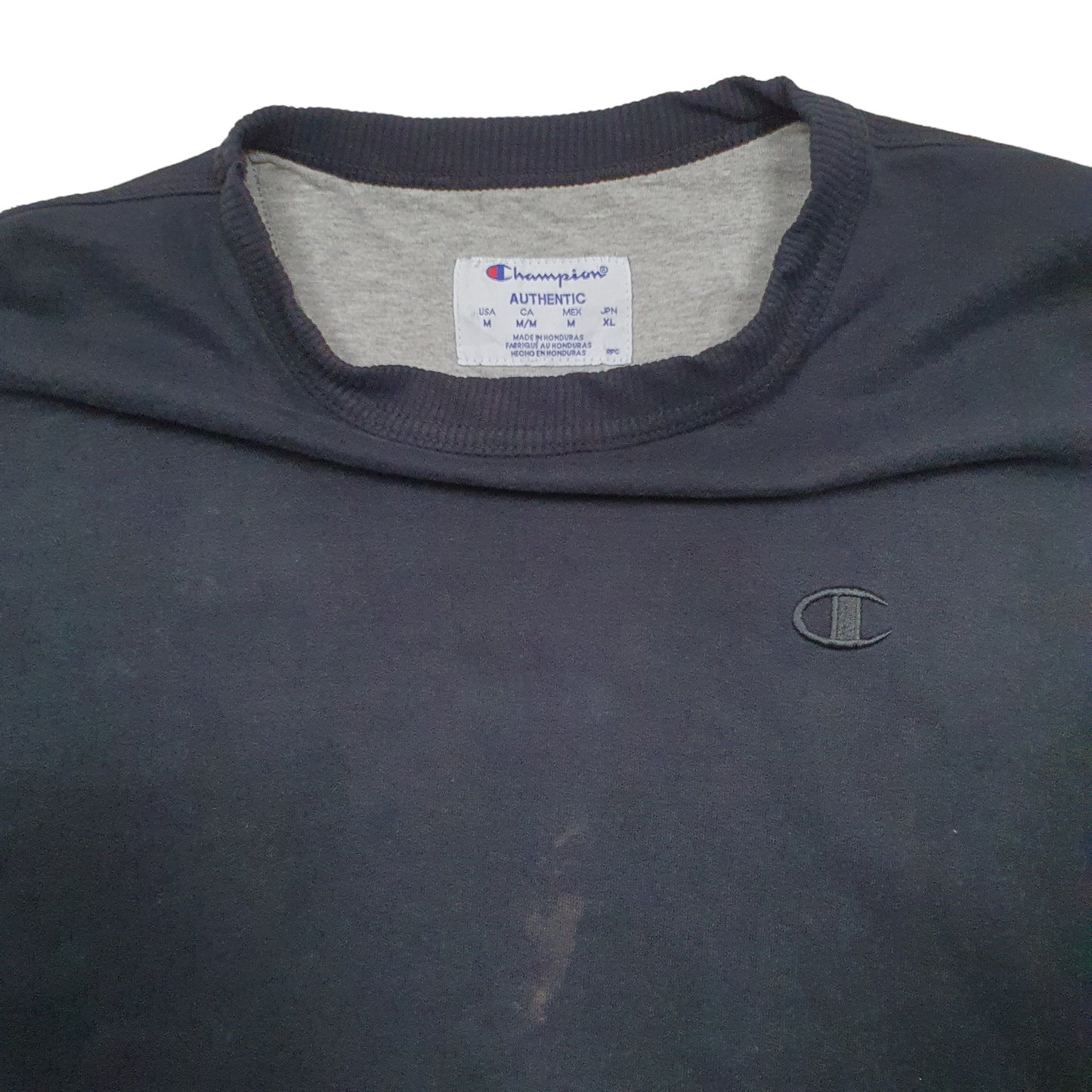 Mens Burgundy Champion  Crewneck Jumper