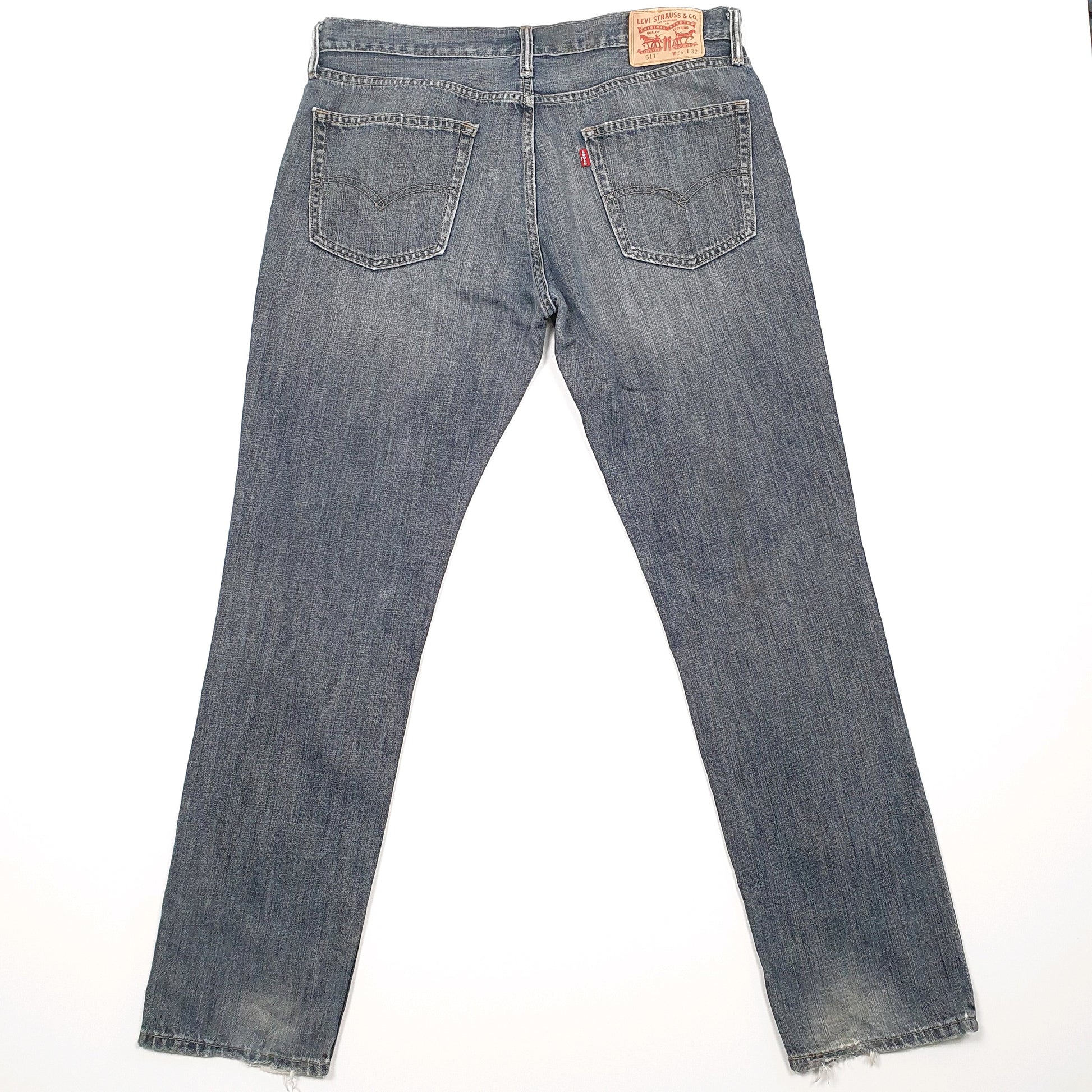 Levis 511 Slim Fit Jeans W36 L32 Grey