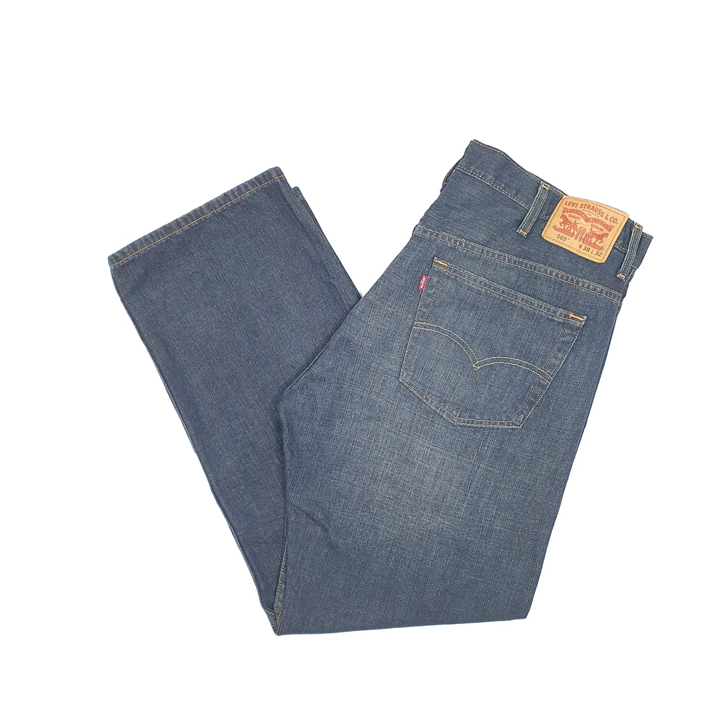 Levis 569 Loose Fit Jeans W38 L30 Blue