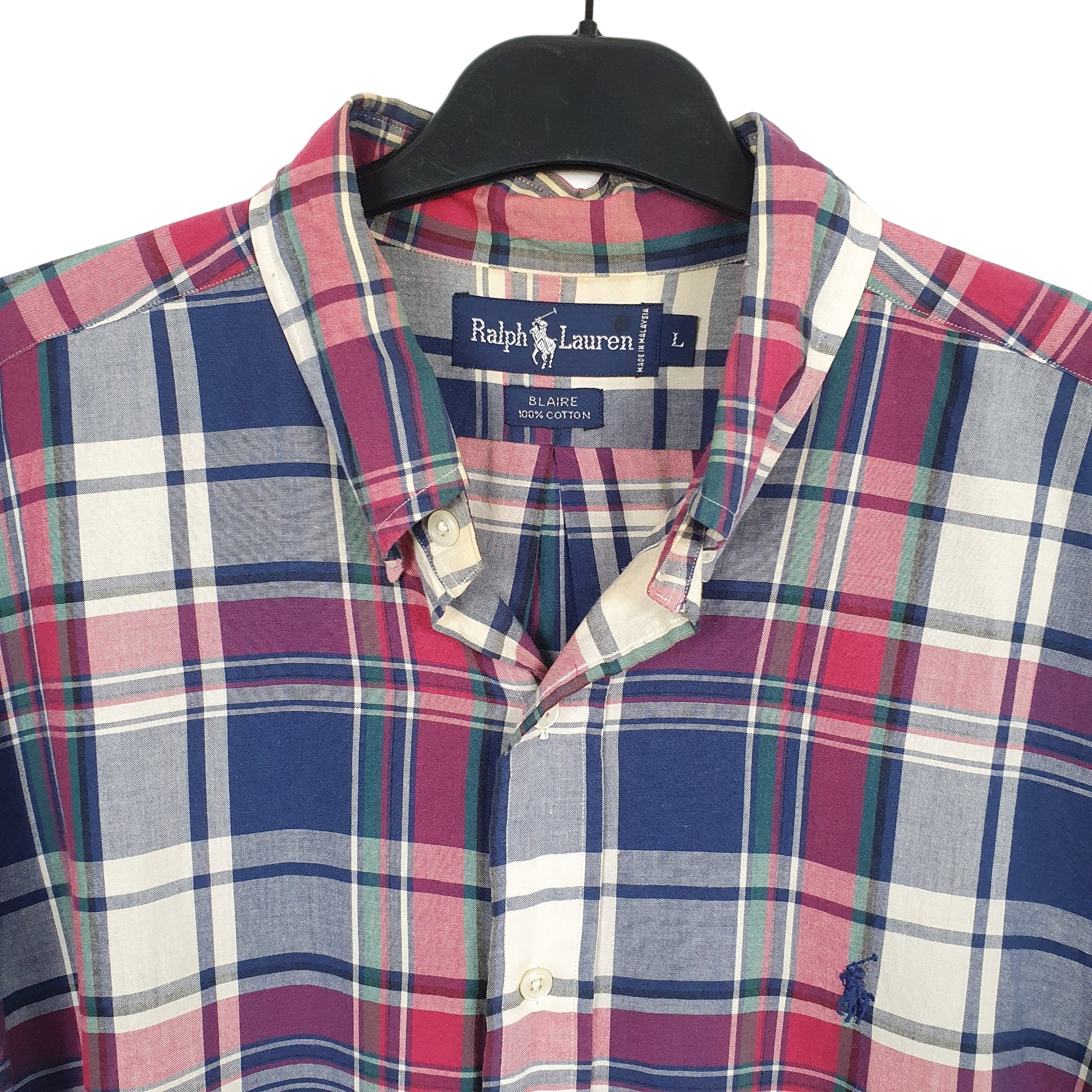 Mens Blue Ralph Lauren  Long Sleeve Shirt