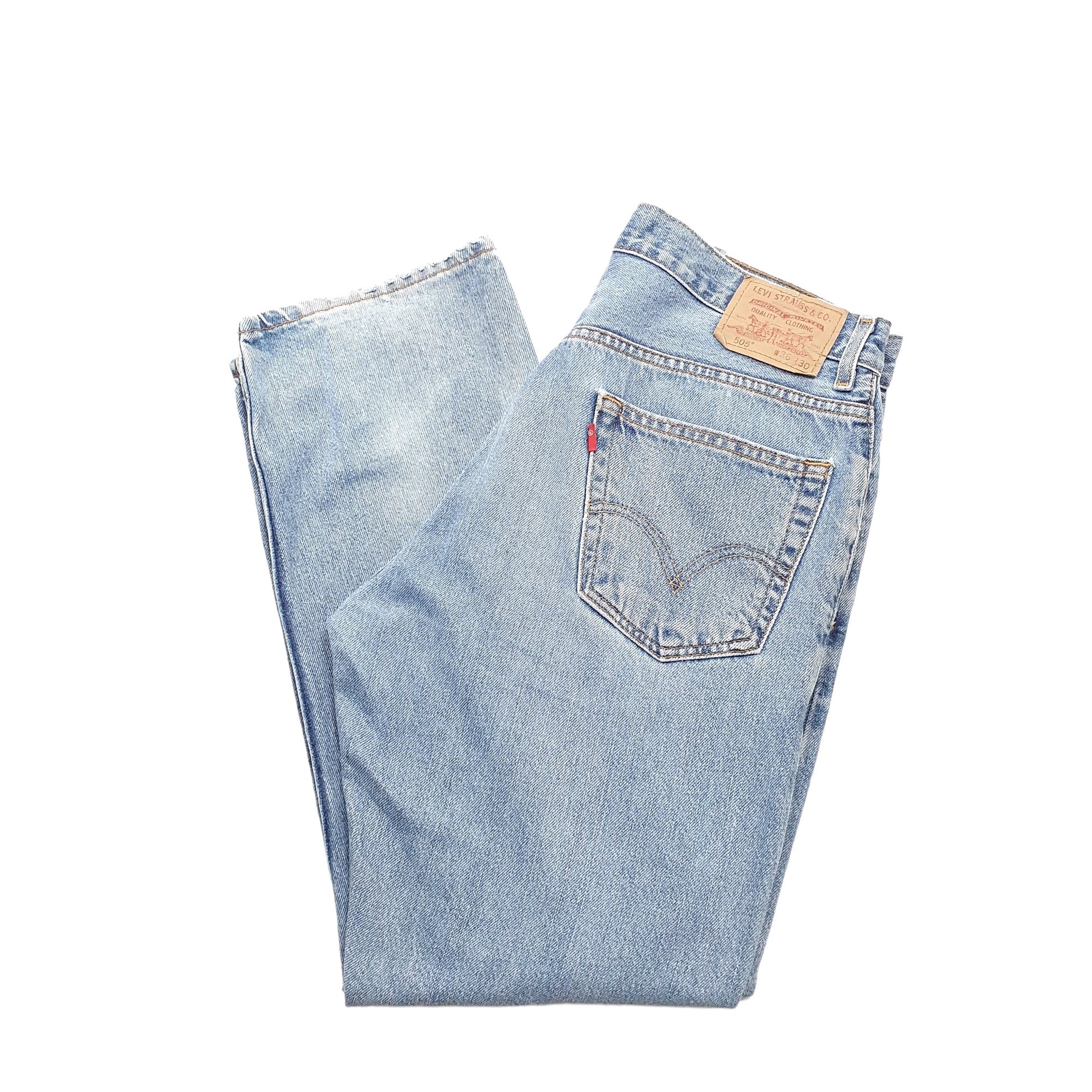 Levis 505 Regular Fit Jeans W36 L30 Blue