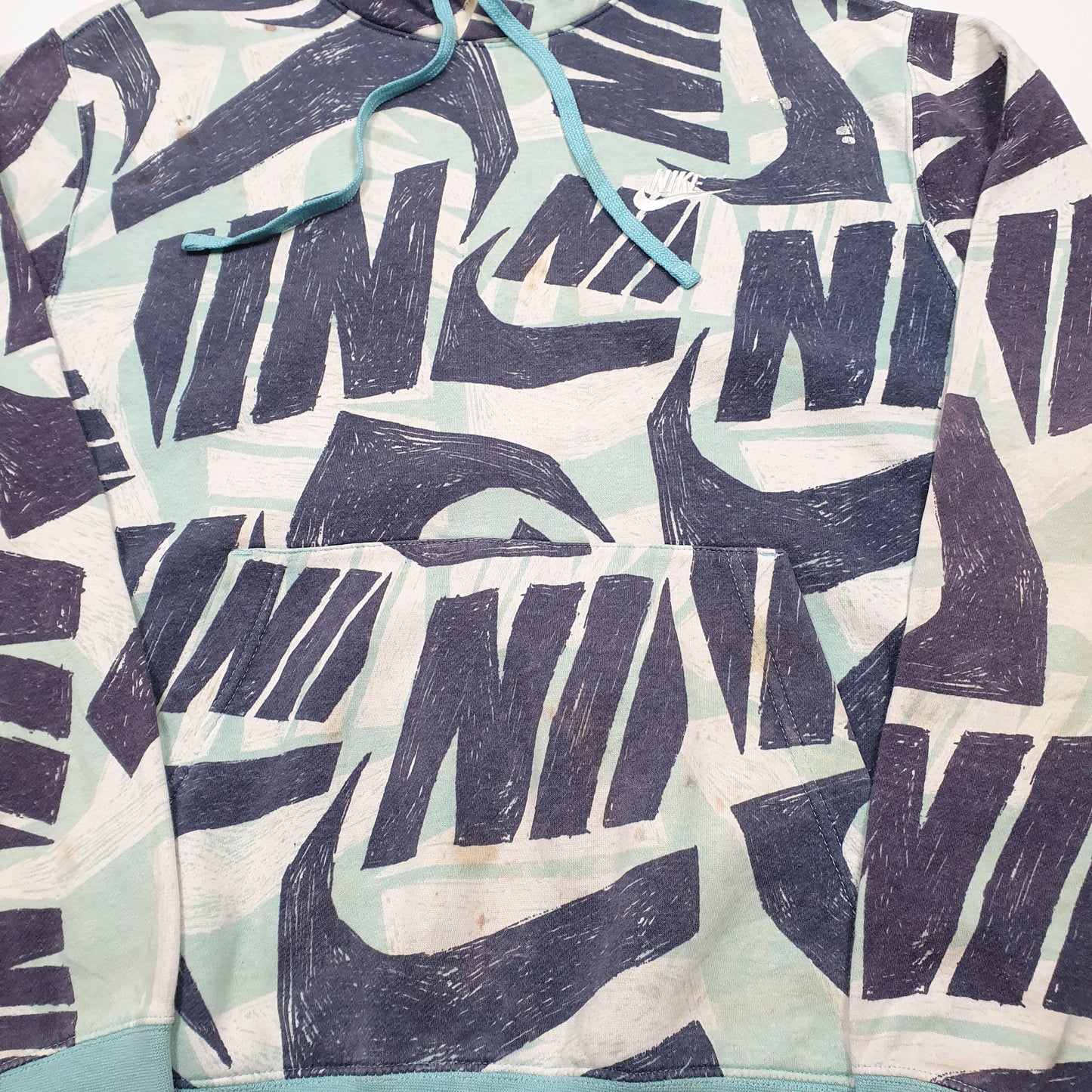 Mens Turquoise Nike  Hoodie Jumper