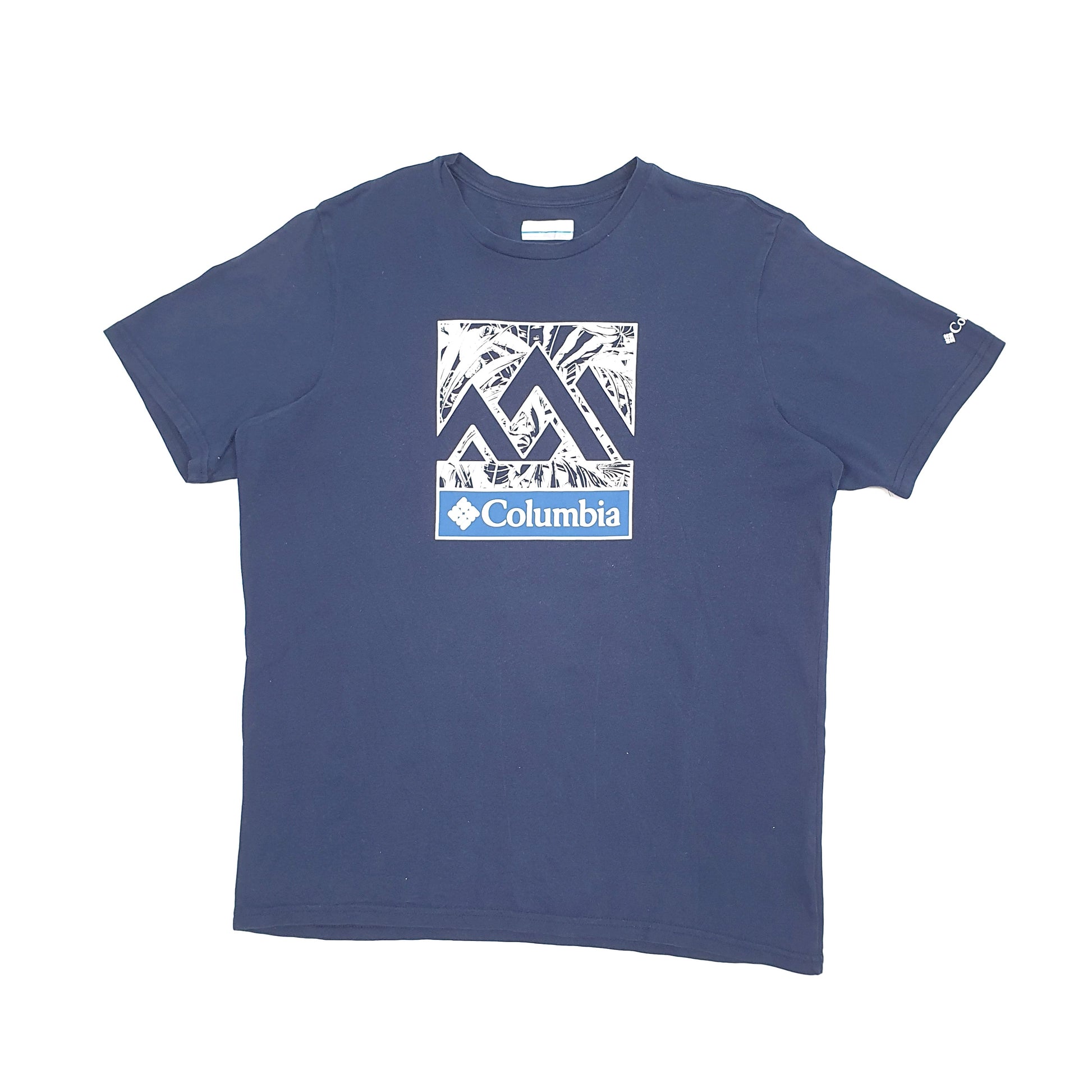 Mens Navy Columbia Sportswear Organic Short Sleeve T Shirt